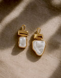 geo pearl dangles